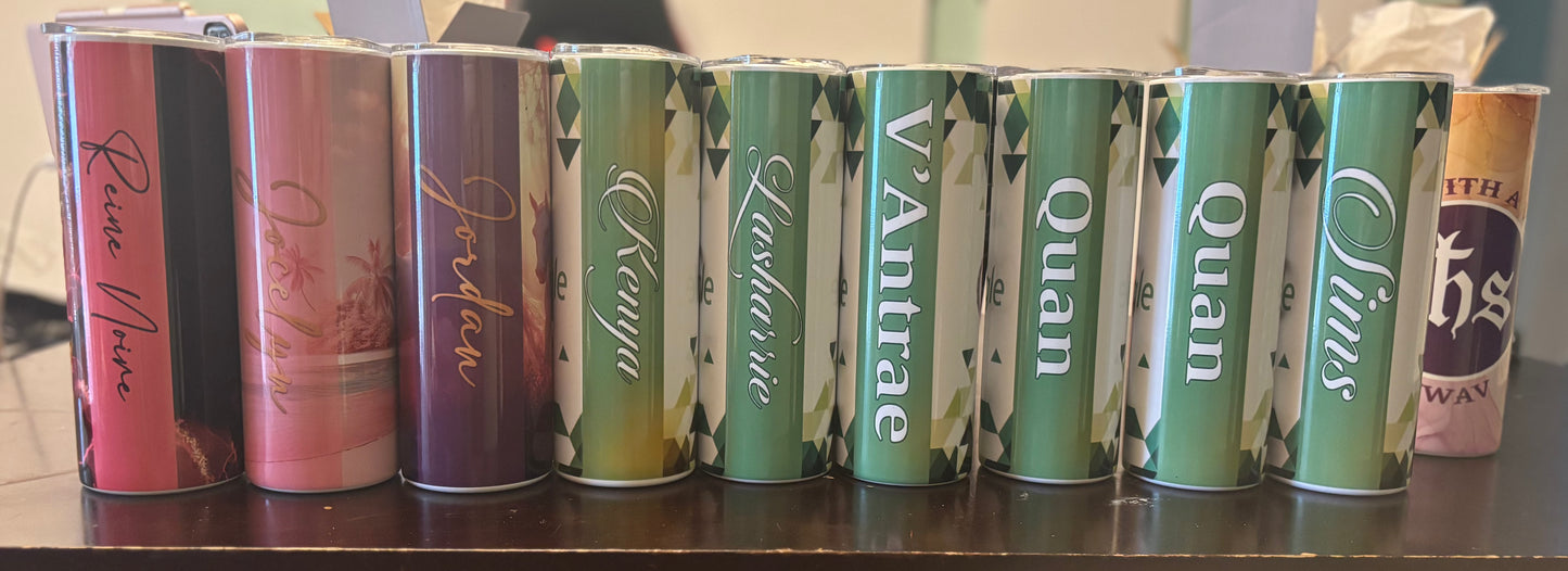 Custom tumblers