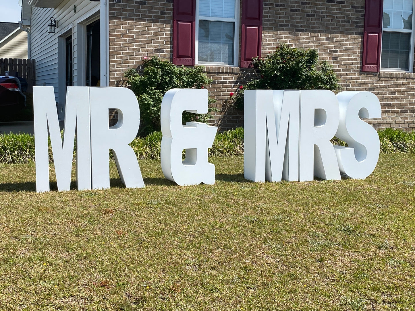3D wooden letters